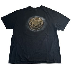 Harley Davidson Cowboy's Alamo City San Antonio, TX Graphic T-Shirt Top Size 2XL